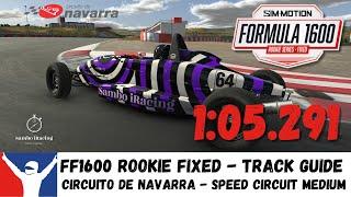 iRacing FF1600 Circuito De Navarra - Speed Circuir Medium - Track Guide - 1:05.291 Sim Racing Tips