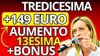 UFFICIALE: Aumenti Tredicesima Pensioni + Bonus 149€: Come Vedere Tutto!