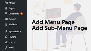 How to Add Admin Menu Page & Sub Menu Page