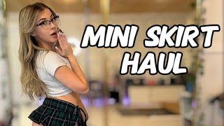 MINI SKIRT TRY ON HAUL!