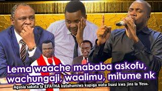 Kumekucha! Mbarikiwa amlipukia Godbless Lema KUWASEMA mababa askofu, mitume, manabii, waalimu nk.