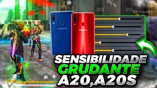 MELHOR DPI + SENSI PARA O GALAXY A20, A20s - FREE FIRE