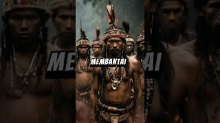 Tragedi Sampit, RITUAL suku Dayak yang MENGERIKAN. #sejarah #history #ai #shorts #short #dayak