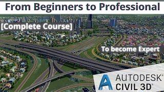 Civil 3D Complete Course in Detail | Beginner to Advance complete Course