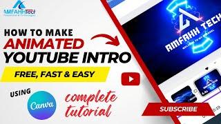 How to Make Intro for YouTube Videos in Canva - Intro Video for Youtube Channel