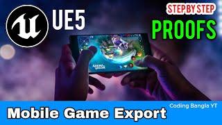 UE5 Android Mobile Game Export Step by step Mobile Game Export Unreal Engine 5 Android Game Export