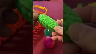 Unboxing Food Fruits Vegetables Plastic Cutting toys ASMR #shorts #satisfyingvideo