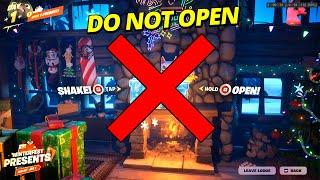  Do NOT Open the EMPTY Present! Fortnite Winterfest ALL Presents Opened