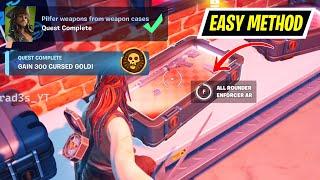 How to EASILY Pilfer weapons from weapon cases Fortnite