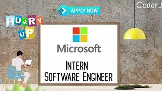 Microsoft Internship | Software Engineer | CoderJ