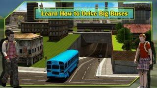 School Bus Driver 3D Simulator By Tapinator - iOS / Android - Gameplay