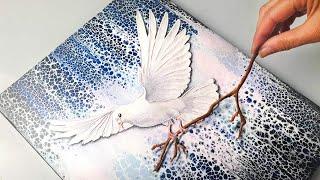 HUGE Swipe - 3D Dove Art! YOU can try this at Home! | AB Creative