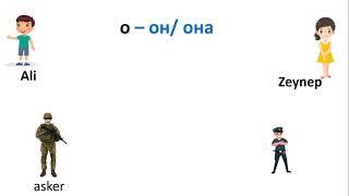 Личные местоимения в турецком языке. A1