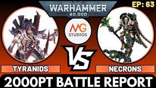 Tyranids vs Necrons 2000pts | Warhammer 40k 10th Ed Battle Report Ep63