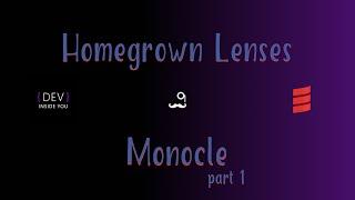 Data Juggling - Part 2 - Homegrown #Lenses (#Monocle - Part 1)