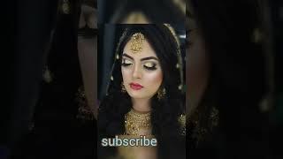 lovely golden eyeshadow makeup look bridal makeover ️️ || Fashion Hub