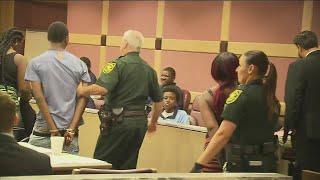 6 arrested after courtroom disturbance for teens accused of stealing cars