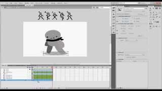 Character Walk Cycle Tutorial - Flash / Animate