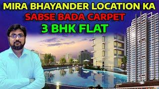 Mira road - bhayandar ka sabse best project | Sonam indraneel | 3 bhk flat tour