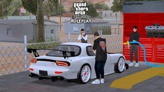 JGRP - CUCI MOBIL DI STREETHUNTER CARWASH !! GTA SA ROLEPLAY