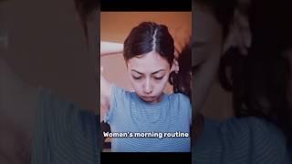 WOMEN’S MORNING ROUTINE VS MEN’S#morning #routines #skincare #mewing #shelove