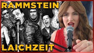 Live vocal MAGIC! Vocal Analysis of Rammstein "Laichzeit"by vocal coach!