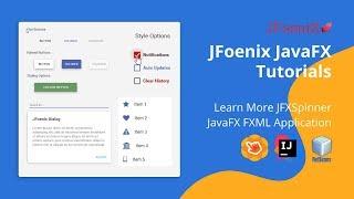 JFoenix Java FXML Tutorial - #11 Learn More JFXSpinner - Modern Spinner Google Material Design