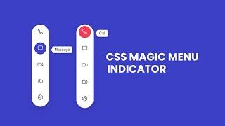 Magic Navigation Menu Indicator Using HTML CSS & JavaScript