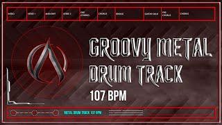 Groovy Metal Drum Track 107 BPM (HQ,HD)