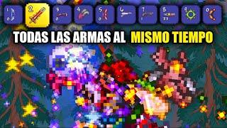 TERRARIA pero TODAS LAS ARMAS al mismo tiempo pt. 6