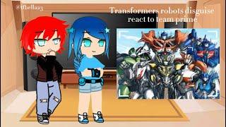 Transformers robots in disguise react to team prime part 1 (Easter special) (Happy Easter)