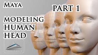 Head Modeling Tutorial Part1 | Learn Maya