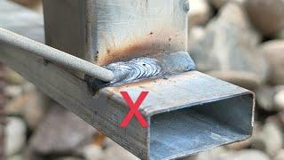 few know the secret trick of welding galvanized square pipes | arc welding