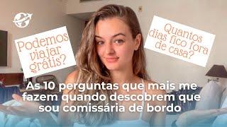 10 perguntas mais feitas para uma comissária de bordo #18