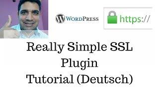 Really Simple SSL WordPress Plugin Tutorial Deutsch