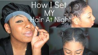 How To Keep Natural Hair Stretched (Night Time Hair Routine) | NaturallyNellzy