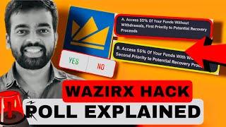 IMP WAZIRX HACK UPDATE || POLL & PROBLEMS EXPLAINED