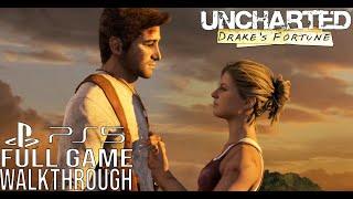 UNCHARTED PS5 Full Game Walkthrough - No Commentary (Uncharted Drake's Fortune Full Gameplay)