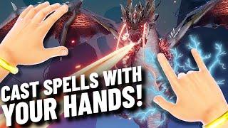 This NEW VR RPG Uses ONLY HAND TRACKING! // Quest 3 Gameplay