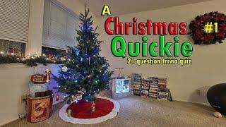 A Christmas Quickie #1 (Holiday Trivia) - 21 Quick Christmas Questions (ROAD TRIpVIA- Episode 1388)