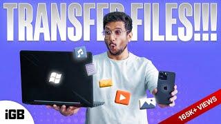 How to Transfer Files from iPhone to Windows PC and Vice Versa  ️  [2024]