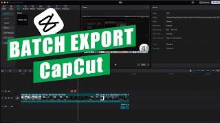 Batch Export Multiple Video Clips in CapCut (Alternative Approach)