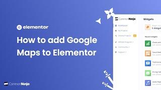 How to add a Google Maps to Elementor