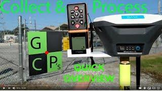 Collect and post process Ground Control Points (GCP's) using Emlid Reach RS and EZsurv