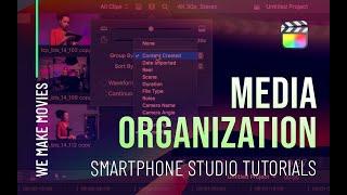 Final Cut Pro: Organizing media, rating, filtering, keywords, smart collections and more