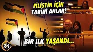 Bir İlk Yaşandı! Filistin İçin Tarihi An! Genel Kurul’da Filistin de Yer Alacak!