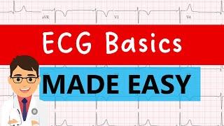 ECG basics | EASY GUIDE FOR MEDICAL STUDENTS!