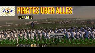 Pirates Uber Alles MOD in 2024. HUGE BATTLE France vs Austria. Empire Total War. 2K | 60 FPS