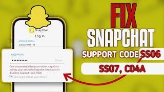 How to Fix Snapchat Support Code SS06 | Step-by-Step Guide