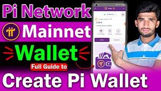 How to Create Pi Wallet in Pi Browser | Pi Wallet Kaise Banaye | How To Use Pi Mobile Wallet